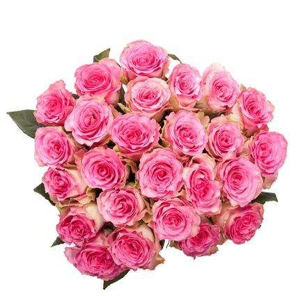 Flower Delivery | Heart Shaped Bouquet of Pink Roses